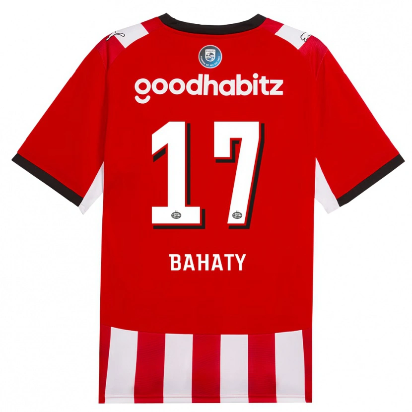 Danxen Dámské Manuel Bahaty #17 Červená Bílá Černá Domů Hráčské Dresy 2026/27 Dres