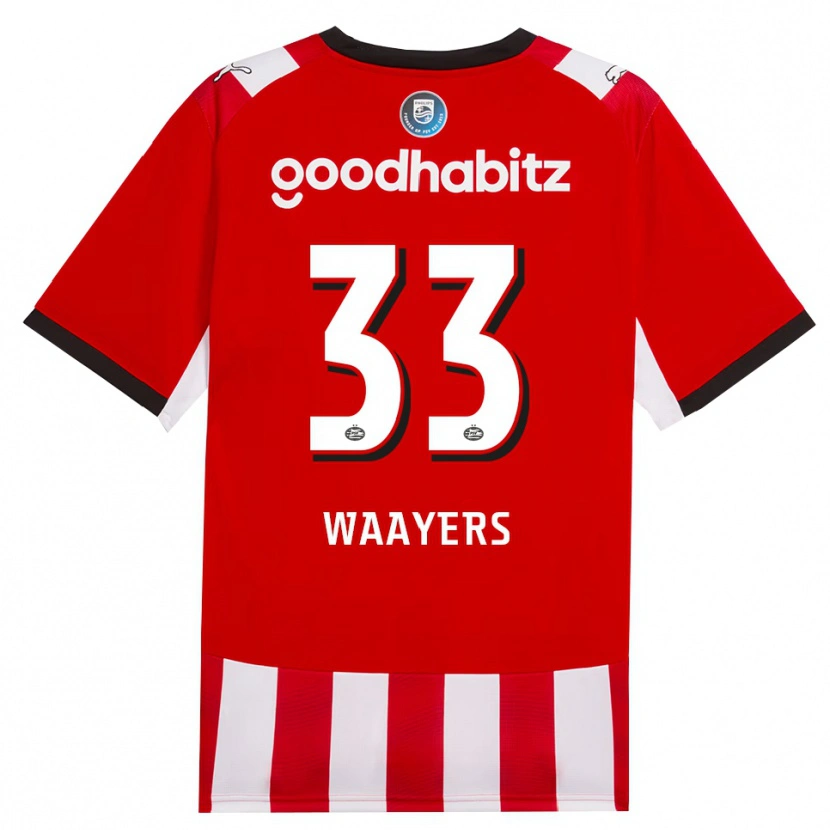 Danxen Dámské Eus Waayers #33 Červená Bílá Černá Domů Hráčské Dresy 2026/27 Dres