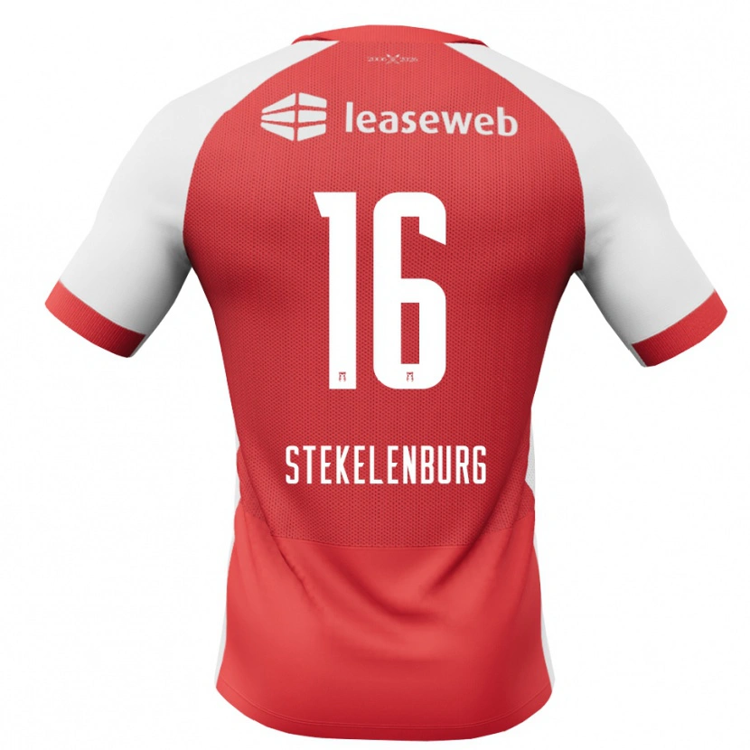 Danxen Dámské Sem Stekelenburg #16 Červená Bílá Černá Domů Hráčské Dresy 2026/27 Dres