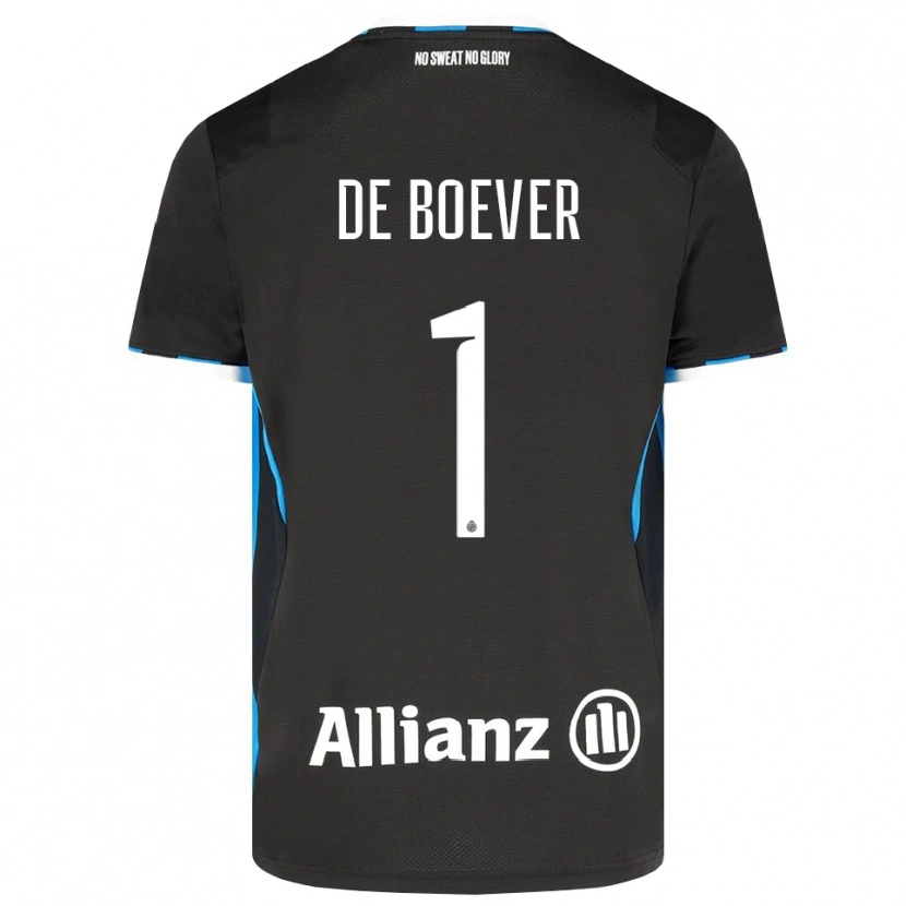 Danxen Dámské Jesse De Boever #1 Černá Červená Modrá Domů Hráčské Dresy 2026/27 Dres