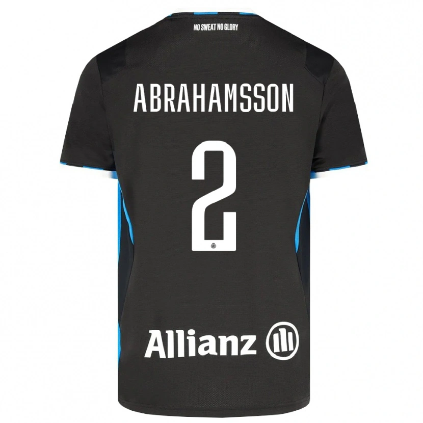 Danxen Dámské Sejde Abrahamsson #2 Černá Červená Modrá Domů Hráčské Dresy 2026/27 Dres