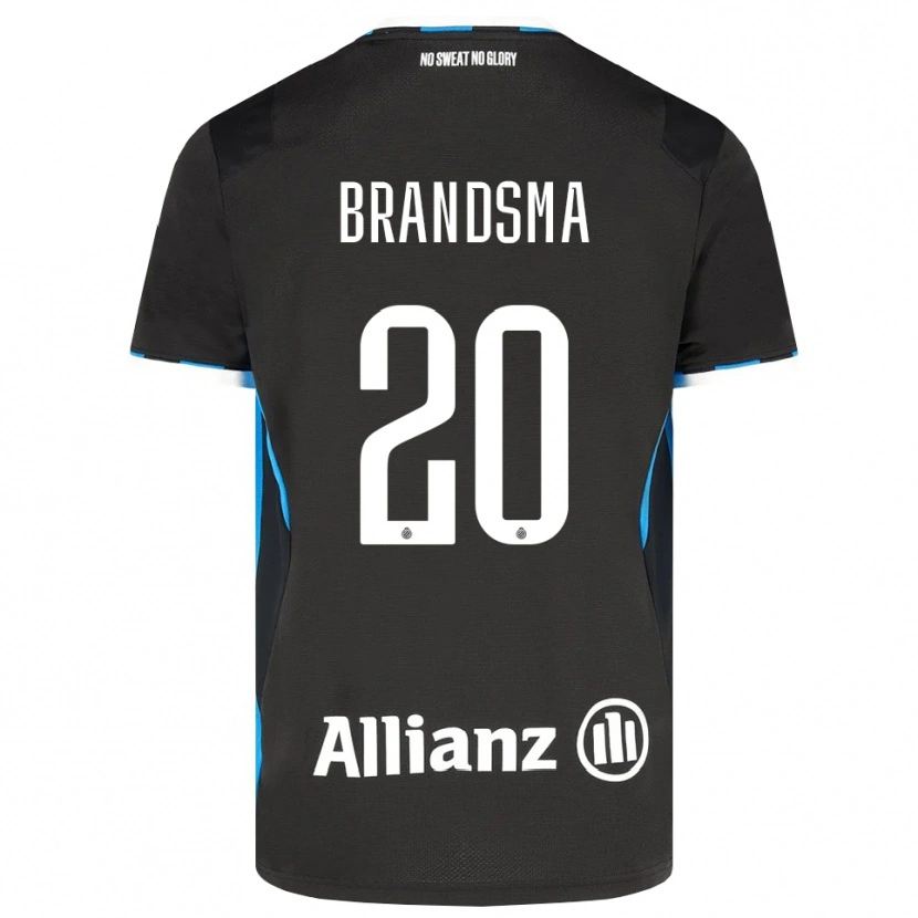 Danxen Dámské Ilke Brandsma #20 Černá Červená Modrá Domů Hráčské Dresy 2026/27 Dres