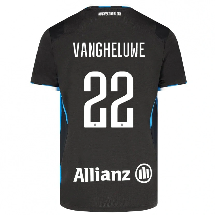 Danxen Dámské Jody Vangheluwe #22 Černá Červená Modrá Domů Hráčské Dresy 2026/27 Dres