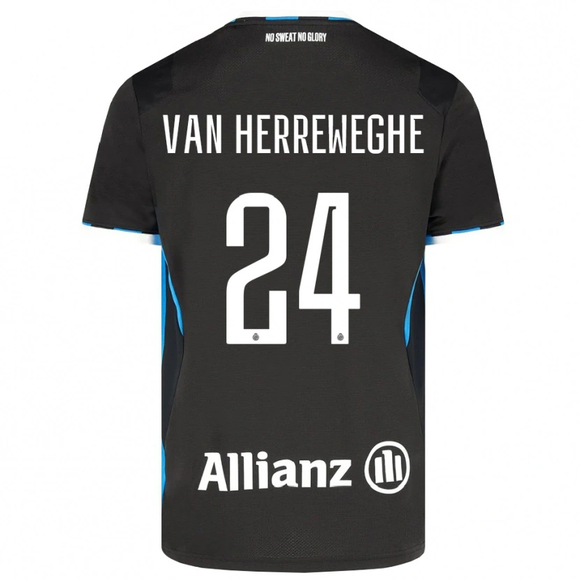 Danxen Dámské Febe Van Herreweghe #24 Černá Červená Modrá Domů Hráčské Dresy 2026/27 Dres