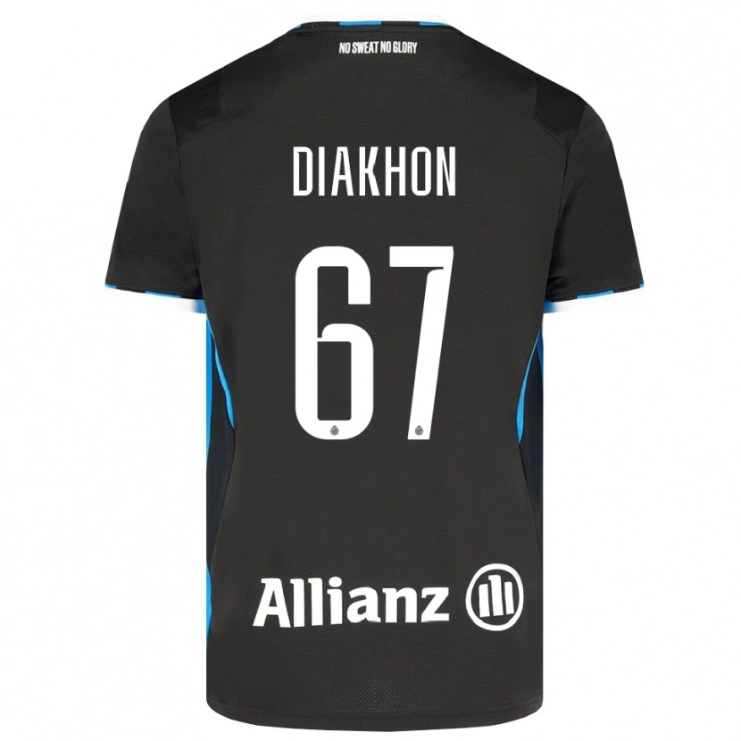 Danxen Dámské Mamadou Diakhon #67 Černá Červená Modrá Domů Hráčské Dresy 2026/27 Dres