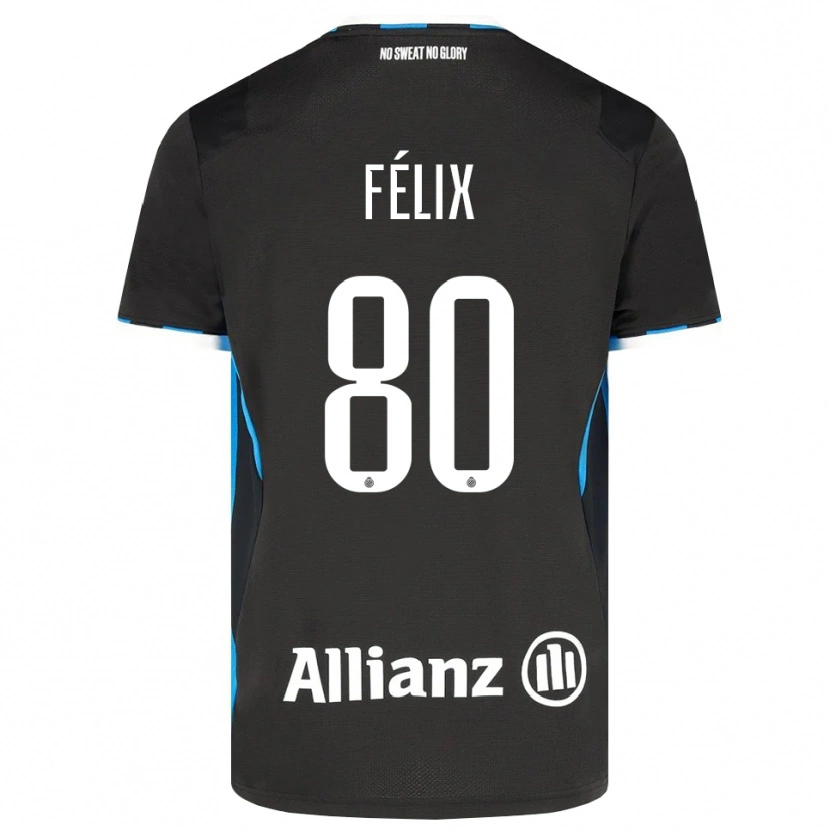 Danxen Dámské Félix Lemaréchal #80 Černá Červená Modrá Domů Hráčské Dresy 2026/27 Dres