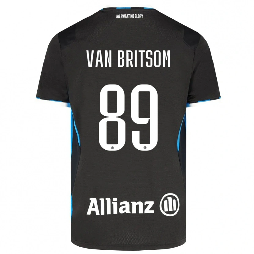 Danxen Dámské Jakke Van Britsom #89 Černá Červená Modrá Domů Hráčské Dresy 2026/27 Dres