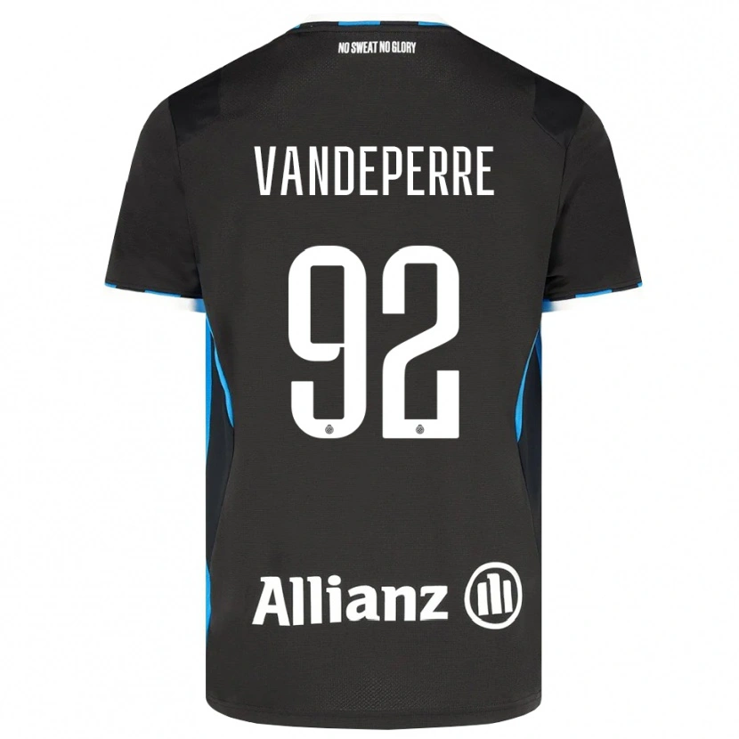 Danxen Dámské Alexander Vandeperre #92 Černá Červená Modrá Domů Hráčské Dresy 2026/27 Dres