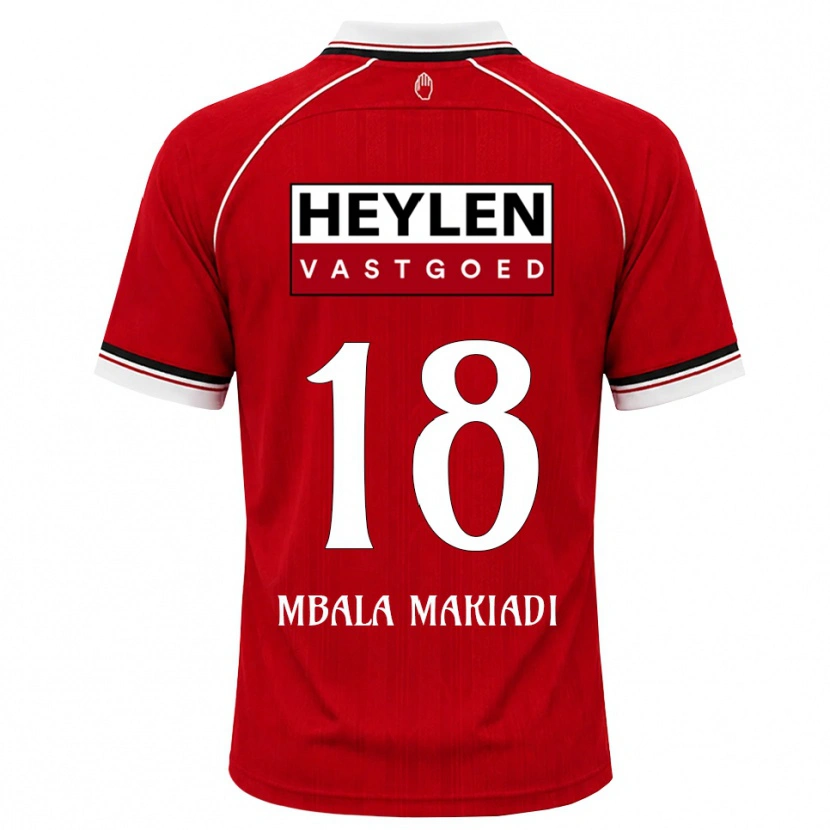 Danxen Dámské Ravi Mbala #18 Červená Bílá Černá Domů Hráčské Dresy 2026/27 Dres