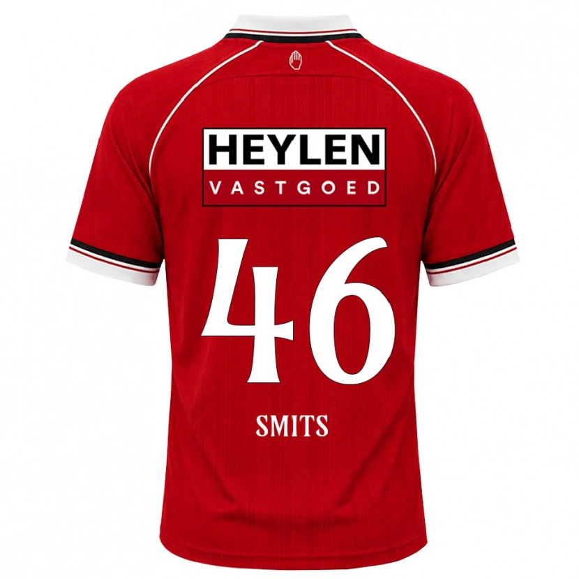 Danxen Dámské Milan Smits #46 Červená Bílá Černá Domů Hráčské Dresy 2026/27 Dres