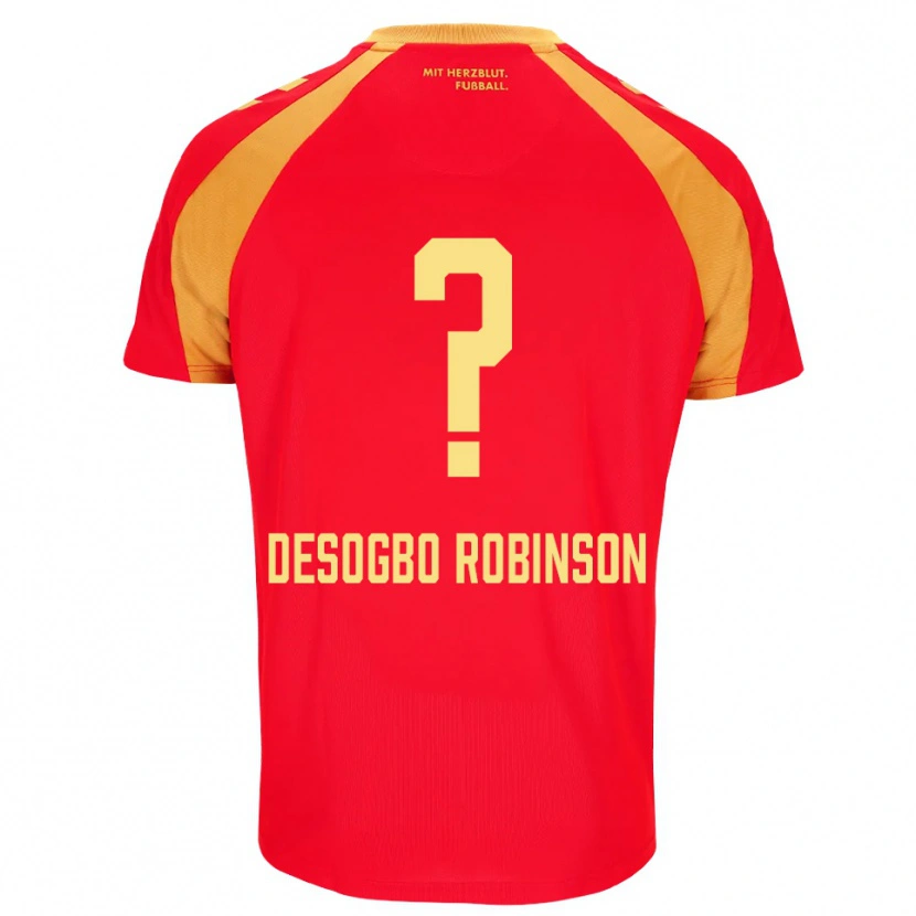 Danxen Dámské Jermaine Desogbo Robinson #0 Červená Oranžová Černá Daleko Hráčské Dresy 2026/27 Dres