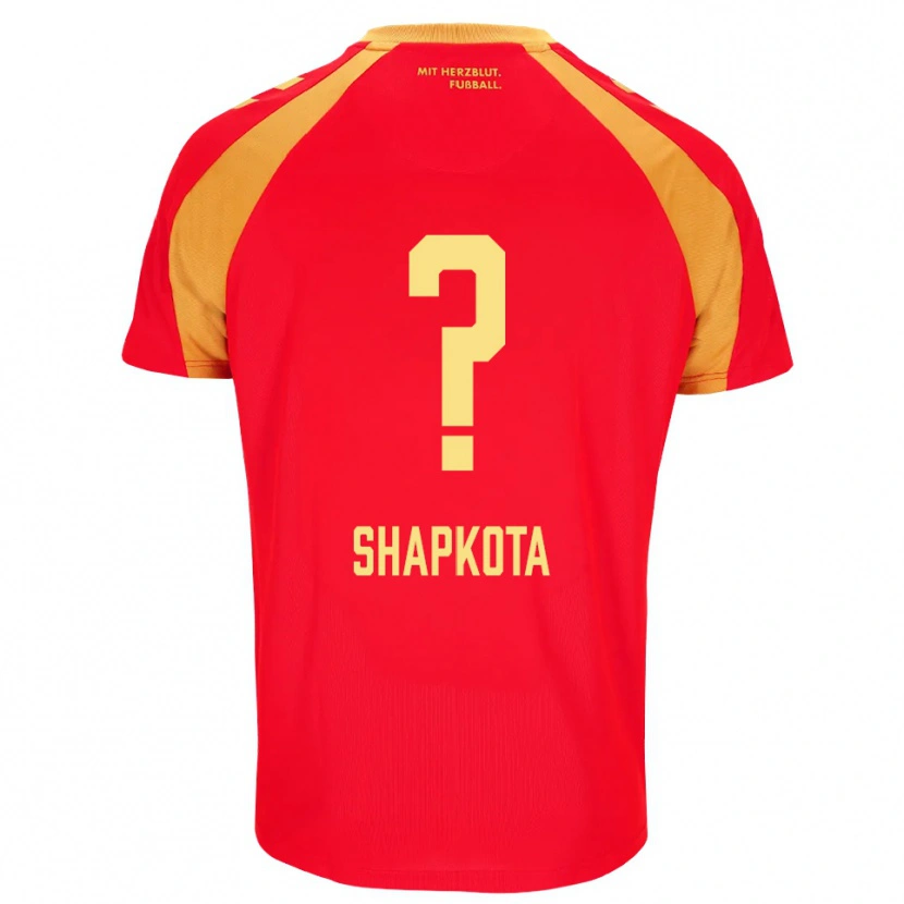 Danxen Dámské Raul Shapkota #0 Červená Oranžová Černá Daleko Hráčské Dresy 2026/27 Dres