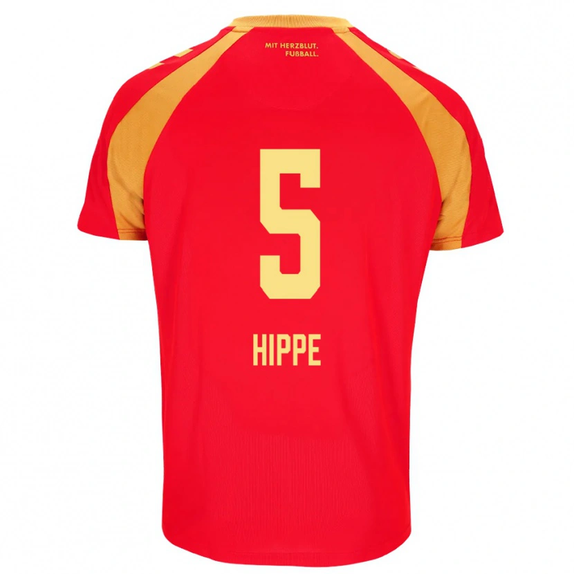 Danxen Dámské Maximilian Hippe #5 Červená Oranžová Černá Daleko Hráčské Dresy 2026/27 Dres