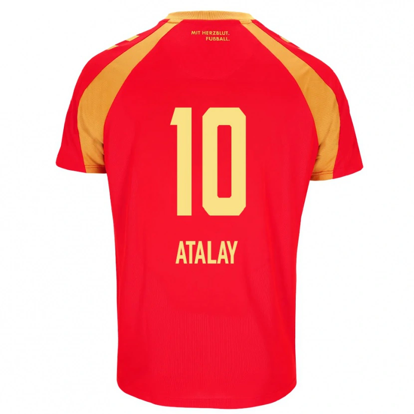 Danxen Dámské Ibrahim Atalay #10 Červená Oranžová Černá Daleko Hráčské Dresy 2026/27 Dres
