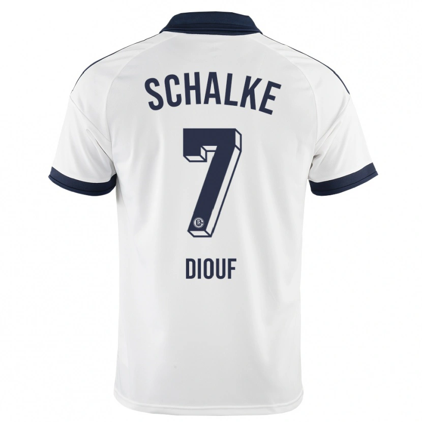 Danxen Dámské Salif Diouf #7 Černá Bílá Daleko Hráčské Dresy 2026/27 Dres