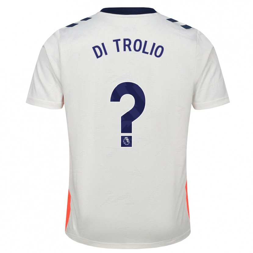 Danxen Dámské Riccardo Di Trolio #0 Bílá Oranžová Královská Modrá Daleko Hráčské Dresy 2026/27 Dres