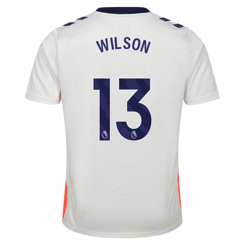 Danxen Dámské Ben Wilson #13 Bílá Oranžová Královská Modrá Daleko Hráčské Dresy 2026/27 Dres