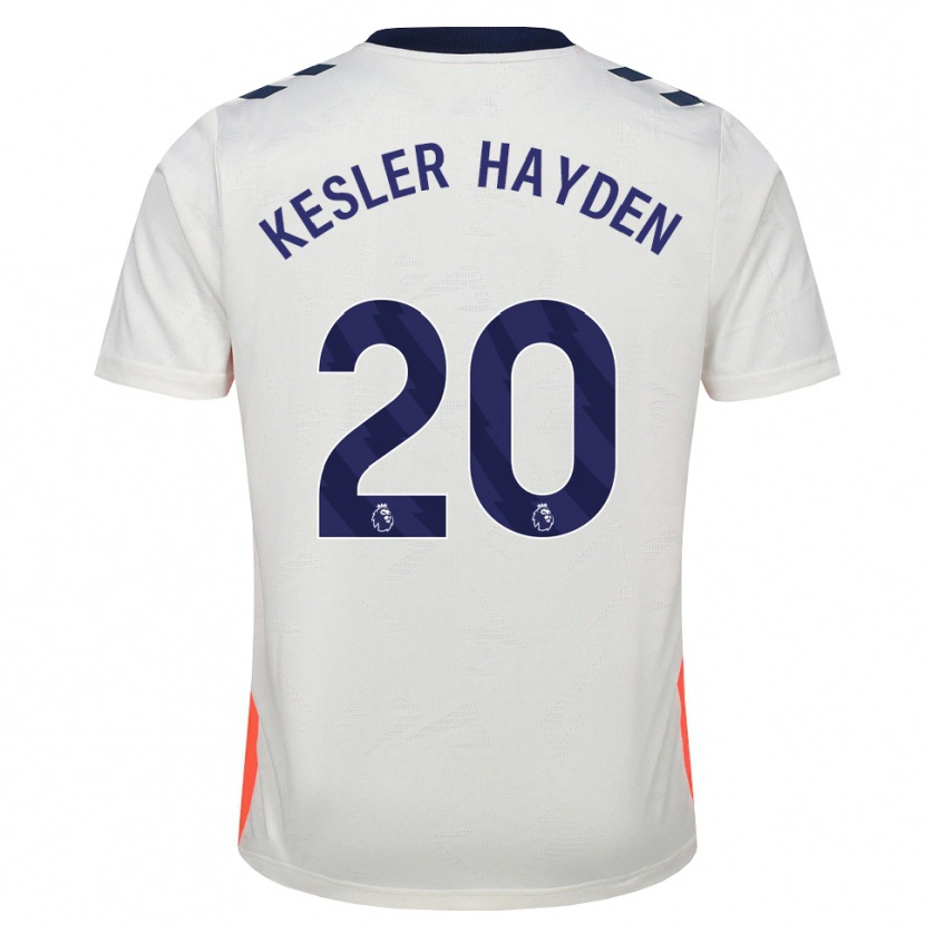 Danxen Dámské Kaine Kesler-Hayden #20 Bílá Oranžová Královská Modrá Daleko Hráčské Dresy 2026/27 Dres
