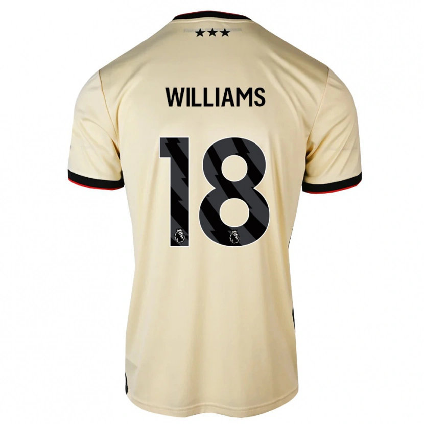 Danxen Dámské Brandon Williams #18 Citrónový Krém Černá Červená Daleko Hráčské Dresy 2026/27 Dres