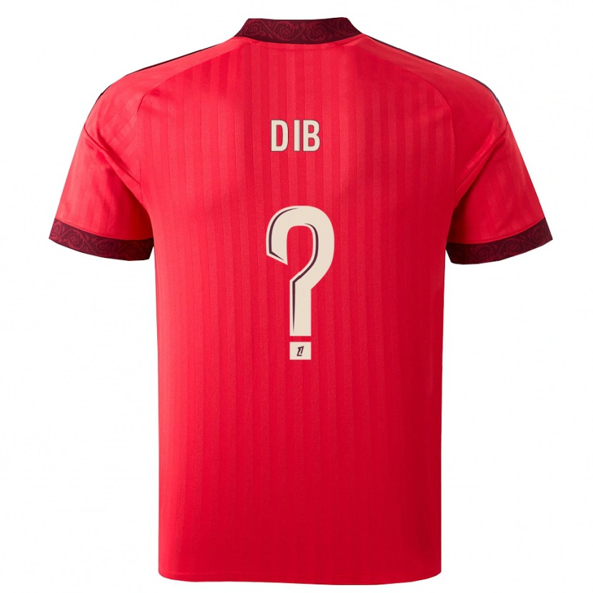 Danxen Dámské Djibrail Dib #0 Vínová Červená Bílá Daleko Hráčské Dresy 2026/27 Dres