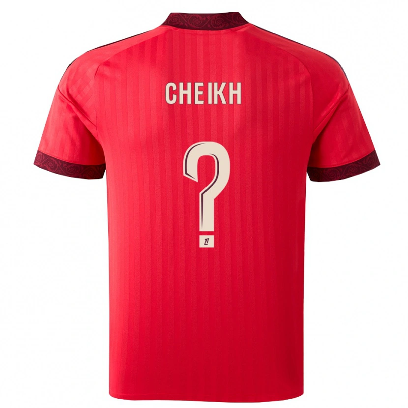 Danxen Dámské Yanis Cheikh #0 Vínová Červená Bílá Daleko Hráčské Dresy 2026/27 Dres