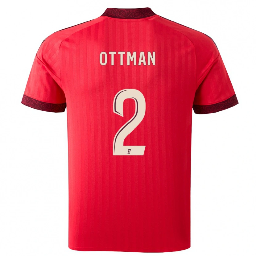Danxen Dámské Ottman Katırağ #2 Vínová Červená Bílá Daleko Hráčské Dresy 2026/27 Dres