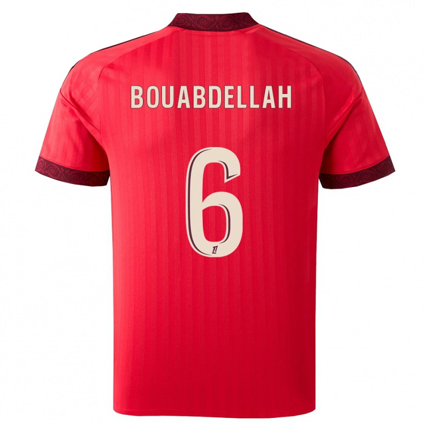 Danxen Dámské Jalis Bouabdellah #6 Vínová Červená Bílá Daleko Hráčské Dresy 2026/27 Dres
