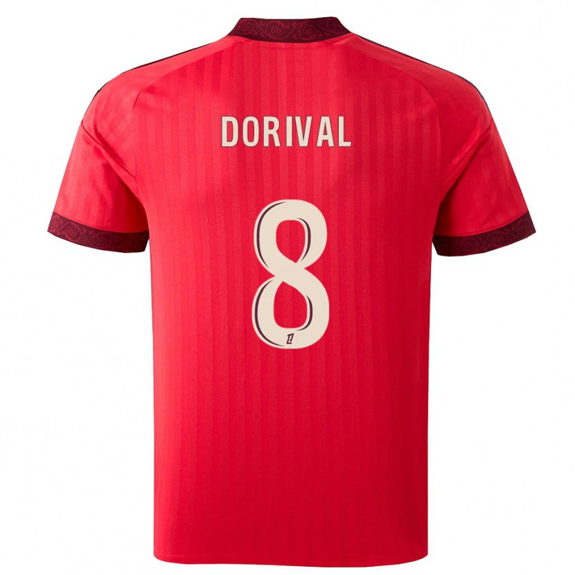 Danxen Dámské Pierre Dorival #8 Vínová Červená Bílá Daleko Hráčské Dresy 2026/27 Dres