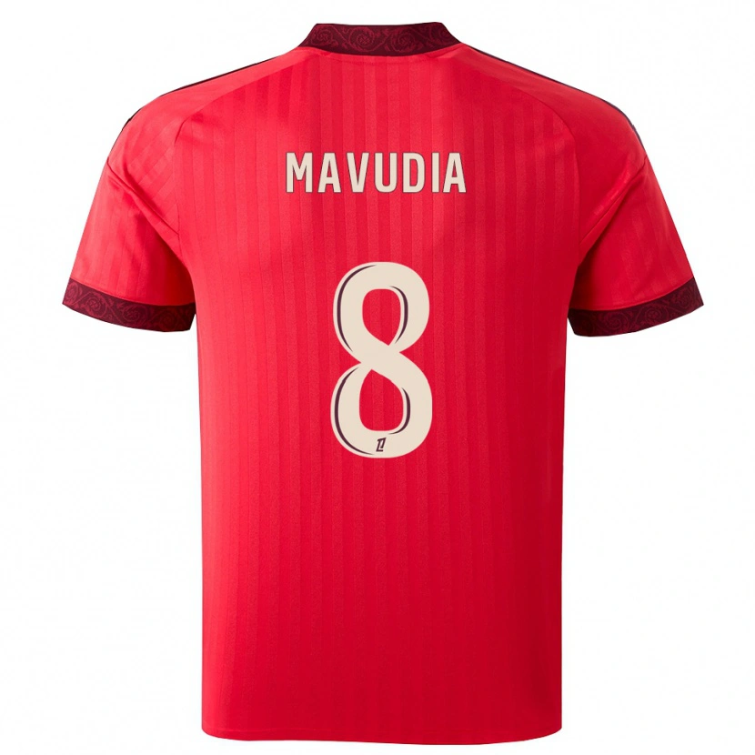 Danxen Dámské Billy-Paul Mavudia #8 Vínová Červená Bílá Daleko Hráčské Dresy 2026/27 Dres