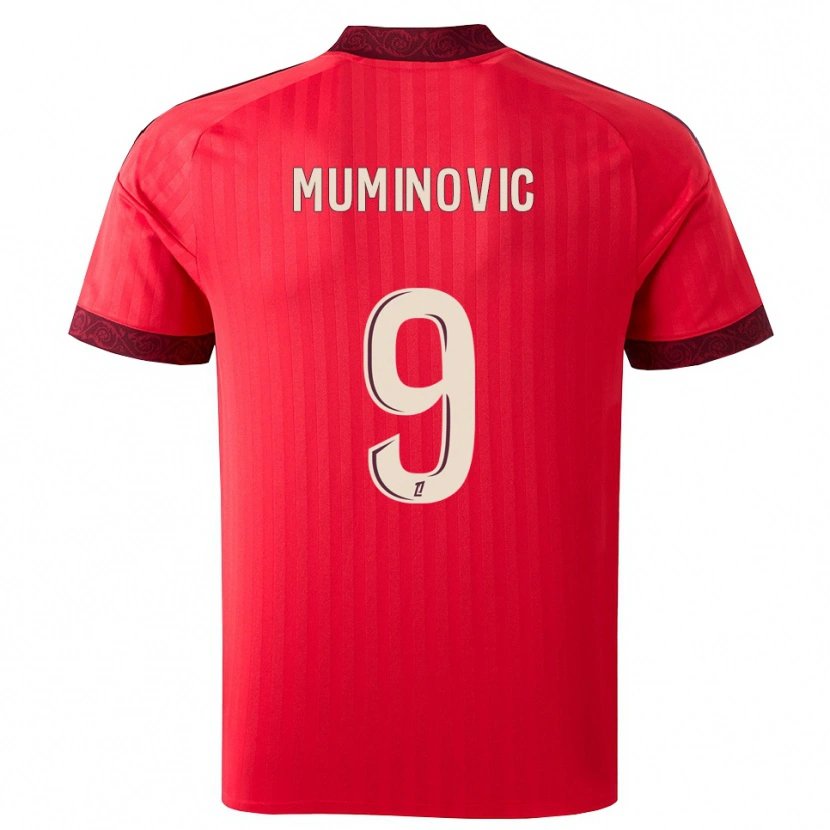 Danxen Dámské Ajdin Muminovic #9 Vínová Červená Bílá Daleko Hráčské Dresy 2026/27 Dres