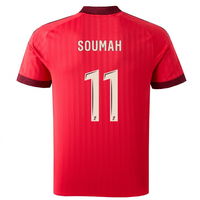 Danxen Dámské Issiaga Soumah #11 Vínová Červená Bílá Daleko Hráčské Dresy 2026/27 Dres