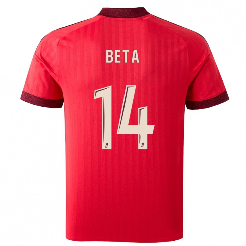 Danxen Dámské Nathanaël Beta #14 Vínová Červená Bílá Daleko Hráčské Dresy 2026/27 Dres