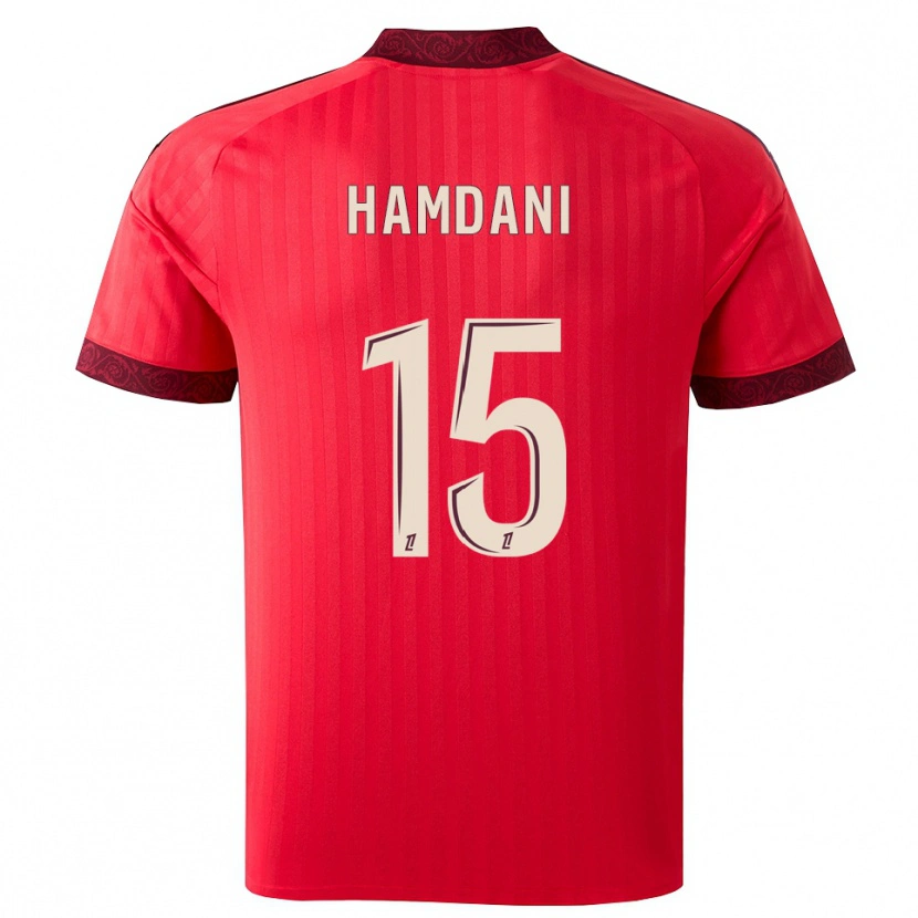 Danxen Dámské Adil Hamdani #15 Vínová Červená Bílá Daleko Hráčské Dresy 2026/27 Dres