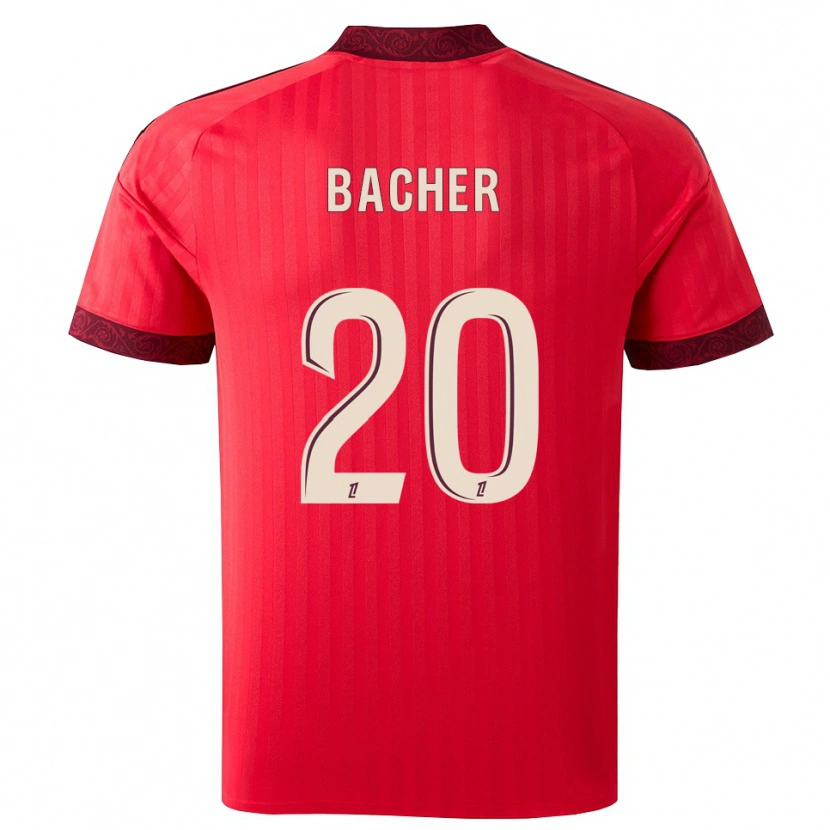 Danxen Dámské Felix Bacher #20 Vínová Červená Bílá Daleko Hráčské Dresy 2026/27 Dres