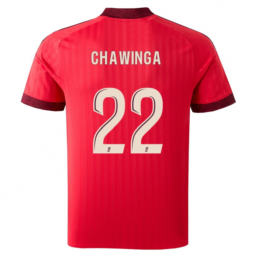 Danxen Dámské Tabitha Chawinga #22 Vínová Červená Bílá Daleko Hráčské Dresy 2026/27 Dres