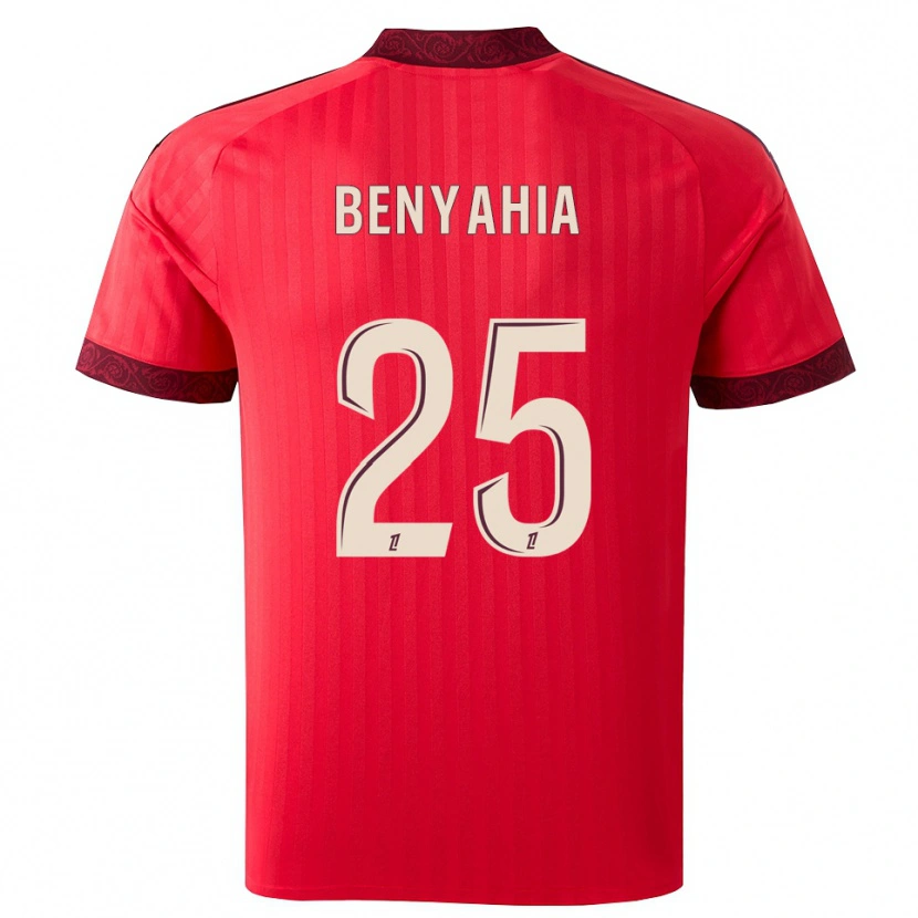 Danxen Dámské Inès Benyahia #25 Vínová Červená Bílá Daleko Hráčské Dresy 2026/27 Dres