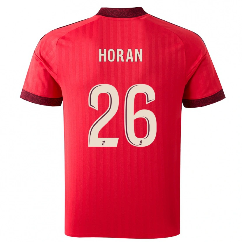 Danxen Dámské Lindsey Horan #26 Vínová Červená Bílá Daleko Hráčské Dresy 2026/27 Dres