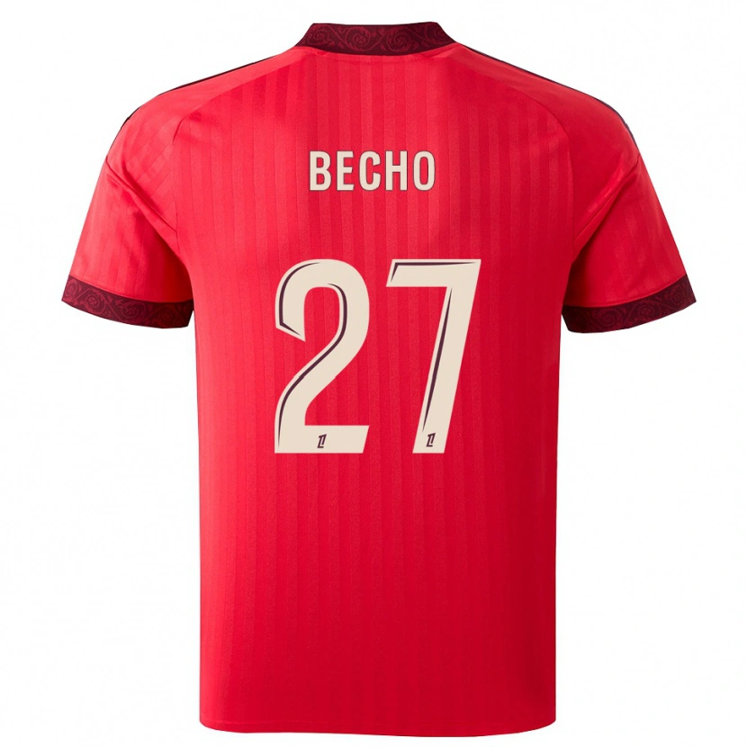 Danxen Dámské Vicki Bècho #27 Vínová Červená Bílá Daleko Hráčské Dresy 2026/27 Dres