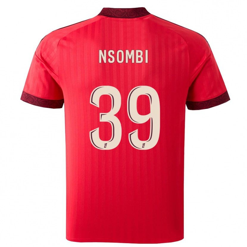 Danxen Dámské Gael Nsombi #39 Vínová Červená Bílá Daleko Hráčské Dresy 2026/27 Dres