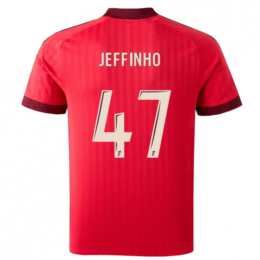 Danxen Dámské Jeffinho #47 Vínová Červená Bílá Daleko Hráčské Dresy 2026/27 Dres