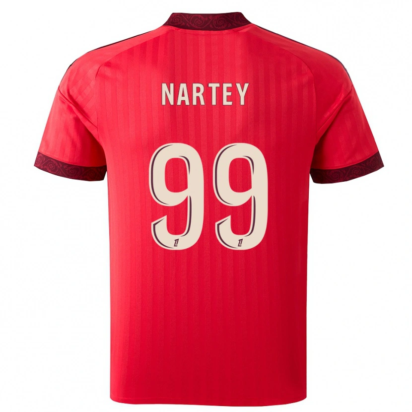Danxen Dámské Noah Nartey #99 Vínová Červená Bílá Daleko Hráčské Dresy 2026/27 Dres