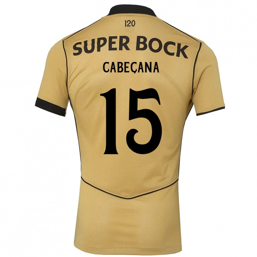 Danxen Dámské Francisco Cabeçana #15 Zlatavě Rudá Černá Daleko Hráčské Dresy 2026/27 Dres