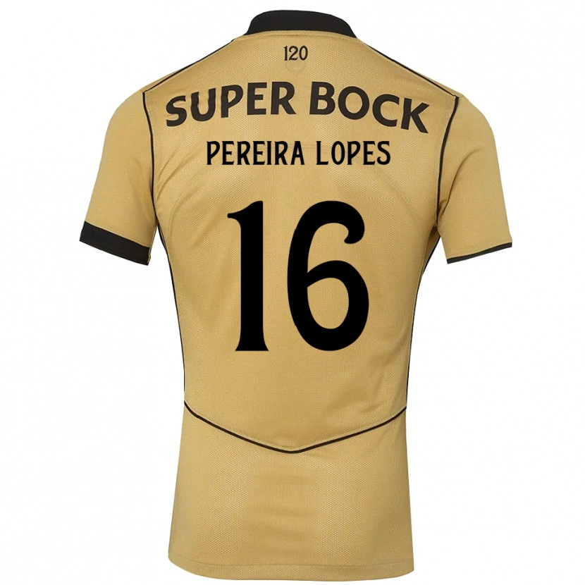Danxen Dámské Daniel Pereira Lopes #16 Zlatavě Rudá Černá Daleko Hráčské Dresy 2026/27 Dres