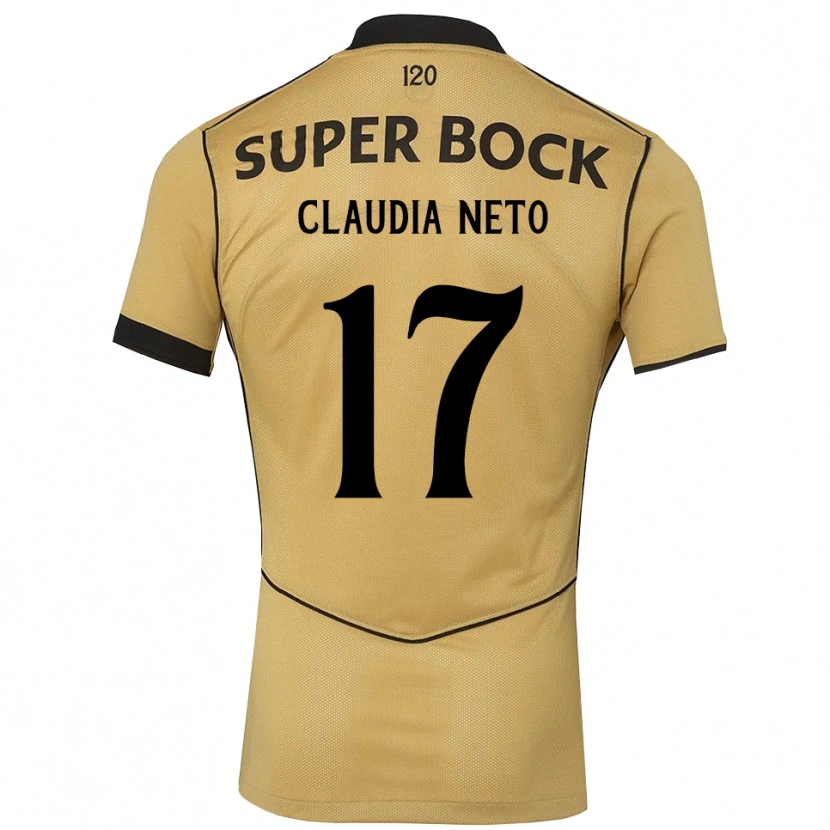 Danxen Dámské Cláudia Teresa Pires Neto #17 Zlatavě Rudá Černá Daleko Hráčské Dresy 2026/27 Dres