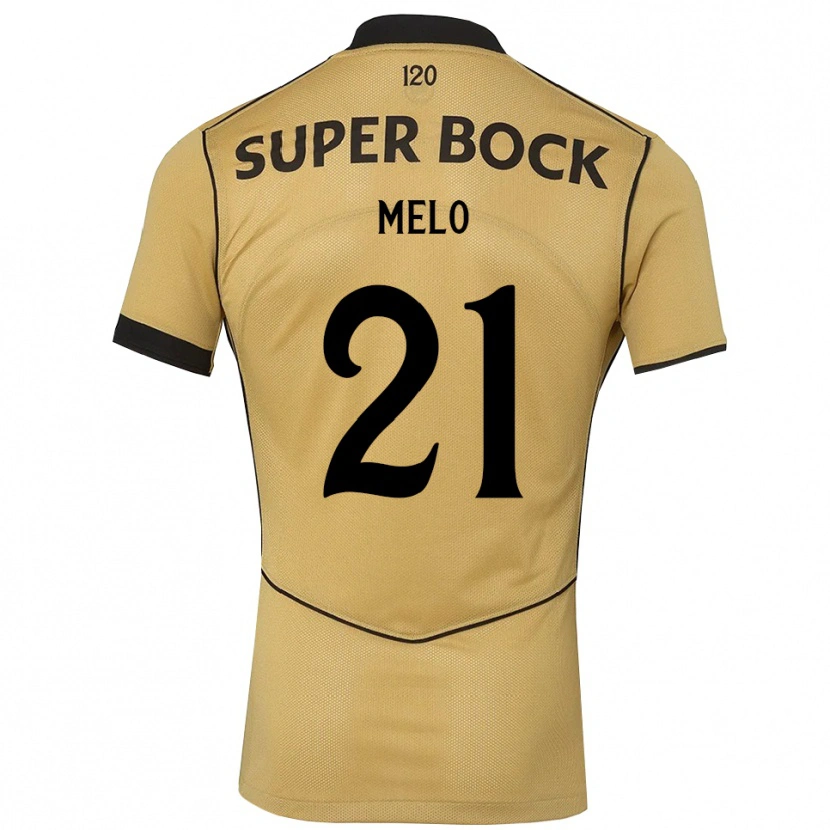 Danxen Dámské Gabriel Melo #21 Zlatavě Rudá Černá Daleko Hráčské Dresy 2026/27 Dres