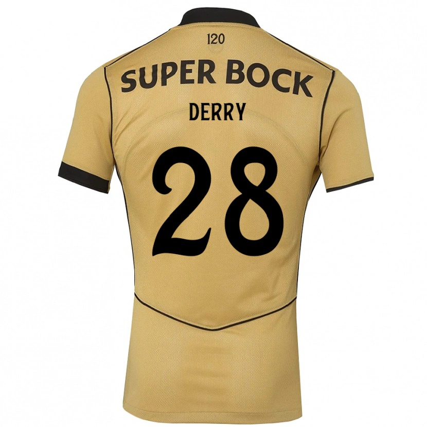 Danxen Dámské Jesse Derry #28 Zlatavě Rudá Černá Daleko Hráčské Dresy 2026/27 Dres
