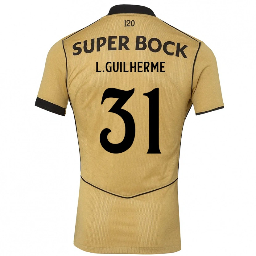 Danxen Dámské Luís Guilherme #31 Zlatavě Rudá Černá Daleko Hráčské Dresy 2026/27 Dres