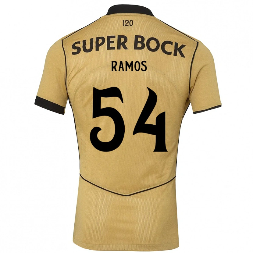 Danxen Dámské Bruno Ramos #54 Zlatavě Rudá Černá Daleko Hráčské Dresy 2026/27 Dres