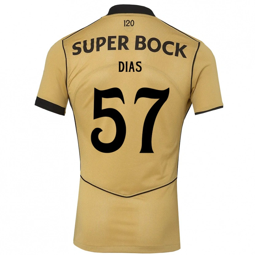 Danxen Dámské Lucas Dias #57 Zlatavě Rudá Černá Daleko Hráčské Dresy 2026/27 Dres