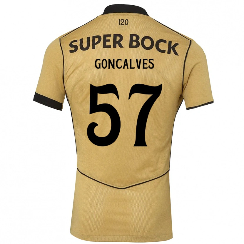 Danxen Dámské Inês Gonçalves #57 Zlatavě Rudá Černá Daleko Hráčské Dresy 2026/27 Dres